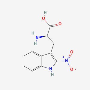 molecular formula C11H11N3O4 B1506768 2-Nitro-D-tryptophan 