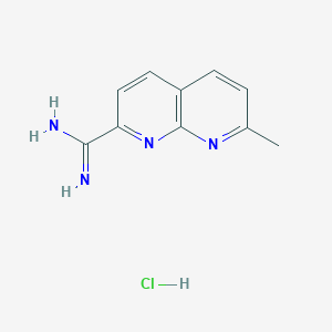 7-Methyl-1,8-naphthyridine-2-carboximidamide hydrochloride