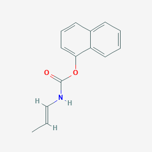 molecular formula C14H13NO2 B15067722 Naphthalen-1-yl prop-1-en-1-ylcarbamate 