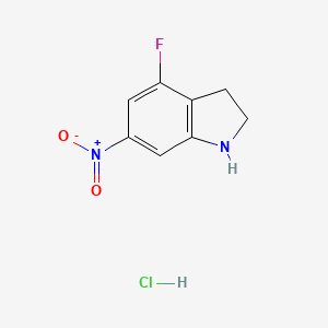 4-Fluoro-6-nitroindoline hydrochloride