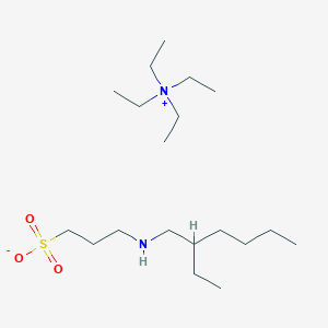 molecular formula C19H44N2O3S B1506775 Tetraethylammonium 3-(2-ethylhexylamino)propane-1-sulfonate 