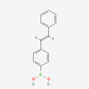 (E)-(4-Styrylphenyl)boronic acid