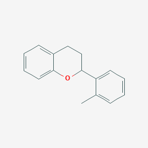 molecular formula C16H16O B15067806 2-(o-Tolyl)chroman 