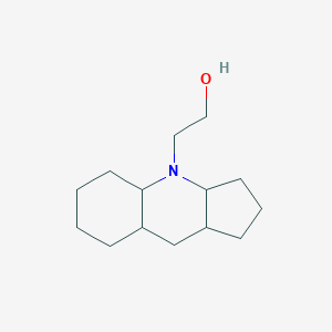 molecular formula C14H25NO B15067831 2-(decahydro-1H-cyclopenta[b]quinolin-4(2H)-yl)ethanol CAS No. 84097-18-7