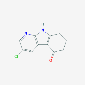 molecular formula C11H9ClN2O B15067848 3-Chloro-6,7,8,9-tetrahydro-5H-pyrido[2,3-b]indol-5-one 