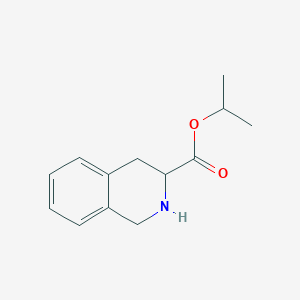 molecular formula C13H17NO2 B15067859 Propan-2-yl 1,2,3,4-tetrahydroisoquinoline-3-carboxylate CAS No. 61212-42-8