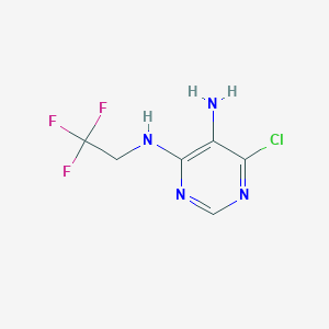 6-chloro-N4-(2,2,2-trifluoroethyl)pyrimidine-4,5-diamine