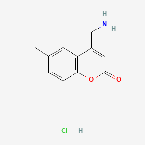 4-(Aminomethyl)-6-methyl-2H-chromen-2-one hydrochloride