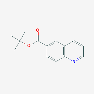 molecular formula C14H15NO2 B1506791 Tert-butyl quinoline-6-carboxylate 