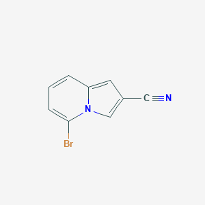 5-Bromoindolizine-2-carbonitrile