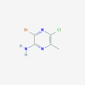 3-Bromo-5-chloro-6-methylpyrazin-2-amine