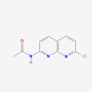 N-(7-chloro-1,8-naphthyridin-2-yl)acetamide