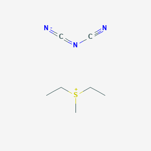 molecular formula C7H13N3S B1506796 Diethylmethylsulfonium dicyanamide 