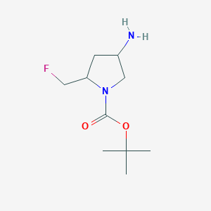 Tert-butyl 4-amino-2-(fluoromethyl)pyrrolidine-1-carboxylate