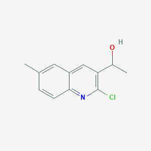 1-(2-Chloro-6-methylquinolin-3-yl)ethanol