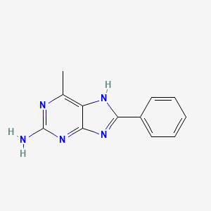 6-Methyl-8-phenyl-3H-purin-2-amine