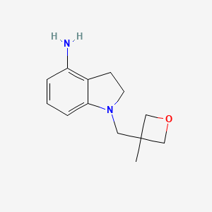 1-((3-Methyloxetan-3-yl)methyl)indolin-4-amine