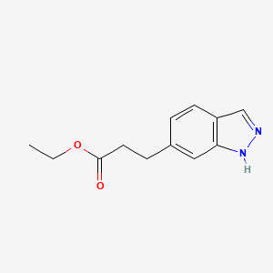 Ethyl 3-(1H-indazol-6-YL)propanoate