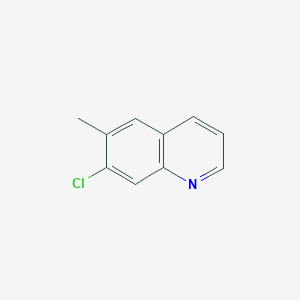 molecular formula C10H8ClN B1506800 7-Chloro-6-methylquinoline CAS No. 78941-94-3