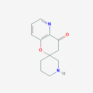 molecular formula C12H14N2O2 B15068082 Spiro[piperidine-3,2'-pyrano[3,2-b]pyridin]-4'(3'H)-one CAS No. 1359704-93-0