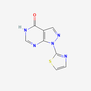 1-(Thiazol-2-yl)-1H-pyrazolo[3,4-d]pyrimidin-4(5H)-one