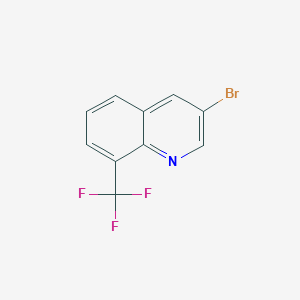 molecular formula C10H5BrF3N B1506809 3-Bromo-8-(trifluoromethyl)quinoline CAS No. 1059064-11-7