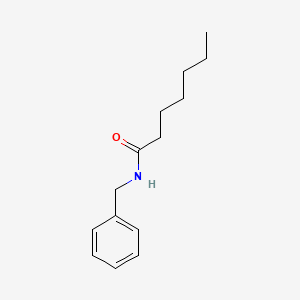 molecular formula C14H21NO B15068094 N-benzylheptanamide CAS No. 55917-07-2