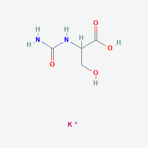 Serine,N-(aminocarbonyl)-, monopotassium salt (9CI)