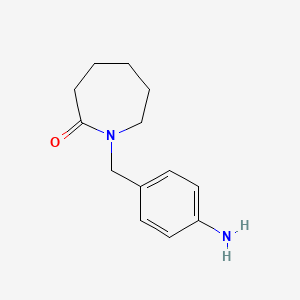 molecular formula C13H18N2O B15068111 1-(4-Aminobenzyl)azepan-2-one 