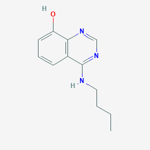 molecular formula C12H15N3O B15068118 4-(Butylamino)quinazolin-8-ol CAS No. 104742-93-0