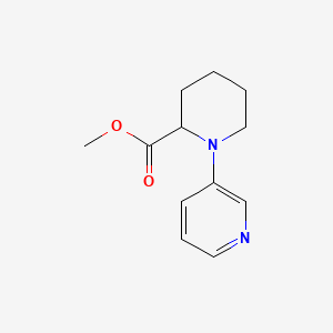 molecular formula C12H16N2O2 B15068119 Methyl 1-(pyridin-3-yl)piperidine-2-carboxylate 