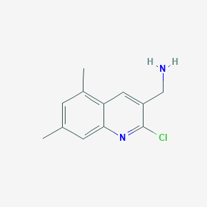 (2-Chloro-5,7-dimethylquinolin-3-yl)methanamine