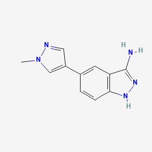 5-(1-Methyl-1H-pyrazol-4-yl)-1H-indazol-3-amine