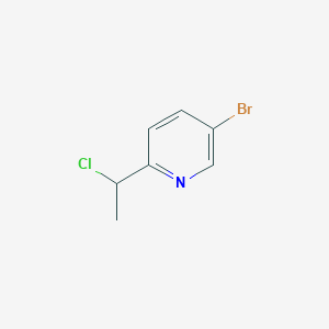 5-Bromo-2-(1-chloroethyl)pyridine