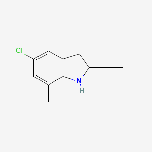 2-(tert-Butyl)-5-chloro-7-methylindoline