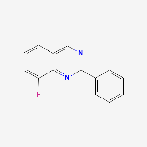 molecular formula C14H9FN2 B15068199 8-Fluoro-2-phenylquinazoline 