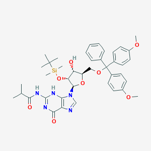 molecular formula C41H51N5O8Si B150682 5'-O-DMT-2'-O-iBu-N-Bz-鸟苷 CAS No. 81279-39-2