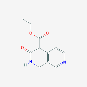 Ethyl 3-oxo-1,2,3,4-tetrahydro-2,7-naphthyridine-4-carboxylate