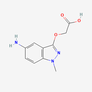 2-((5-Amino-1-methyl-1H-indazol-3-yl)oxy)acetic acid