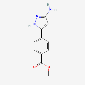 Methyl 4-(3-amino-1H-pyrazol-5-YL)benzoate