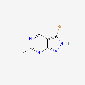 3-Bromo-6-methyl-1H-pyrazolo[3,4-d]pyrimidine