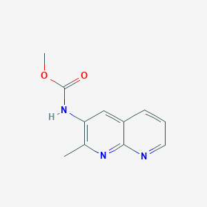 Methyl (2-methyl-1,8-naphthyridin-3-yl)carbamate