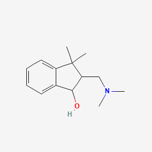 2-((Dimethylamino)methyl)-3,3-dimethyl-2,3-dihydro-1H-inden-1-ol