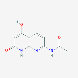 N-(5,7-Dihydroxy-[1,8]naphthyridin-2-yl)-acetamide