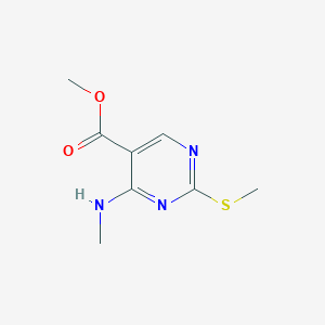 Methyl 4-(methylamino)-2-(methylthio)pyrimidine-5-carboxylate