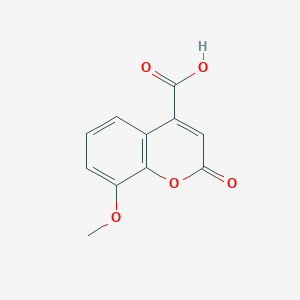 molecular formula C11H8O5 B15068433 8-Methoxy-2-oxo-2H-chromene-4-carboxylic acid 