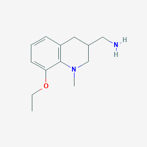 (8-Ethoxy-1-methyl-1,2,3,4-tetrahydroquinolin-3-yl)methanamine