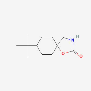 molecular formula C12H21NO2 B15068442 8-(tert-Butyl)-1-oxa-3-azaspiro[4.5]decan-2-one 