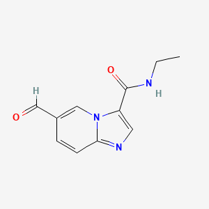 N-Ethyl-6-formylimidazo[1,2-a]pyridine-3-carboxamide