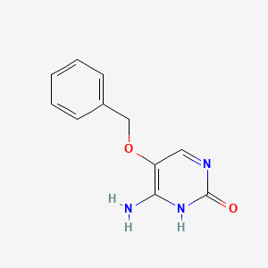 molecular formula C11H11N3O2 B15068468 4-amino-5-(benzyloxy)pyrimidin-2(1H)-one 